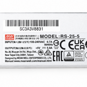 RS: 25 5 Meanwell SMPS Power Supply
